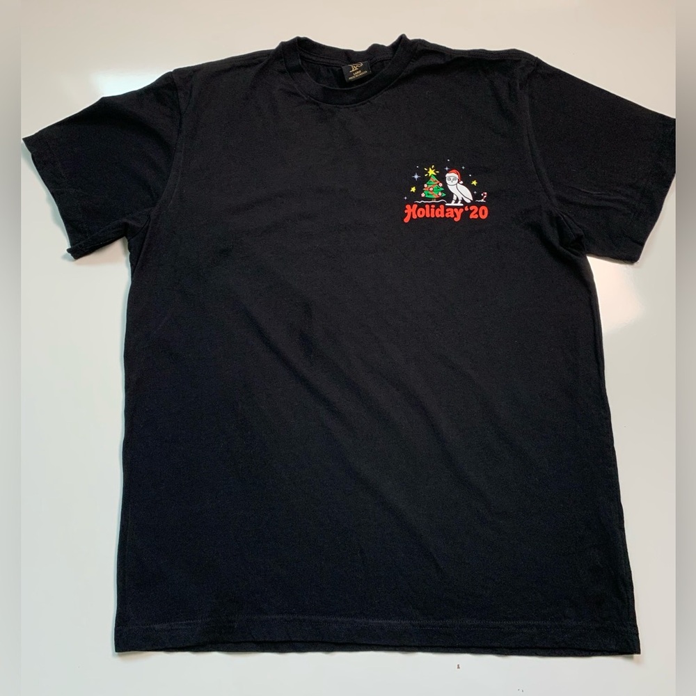 NWOT OVO HOLIDAY OWL TShirt- Black Size Large Brand OVO Santa Clause Shirt Drake